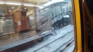 поездка на электропоезде 81-740 Русич от Славянского бульвара до Молодёжной