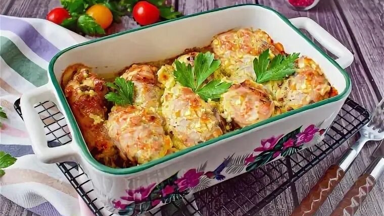 Куриные ножки в сметанно — чесночном соусе😍 Куриные ножки в сметанно — чесночном соусе😍