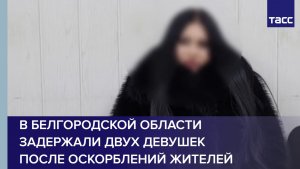 В Белгородской области задержали двух девушек после оскорблений жителей