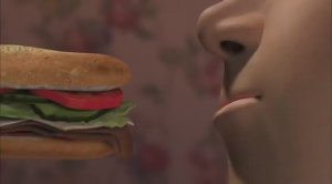 Отрывок из мультфильма Лесная братва (поклонение еде)