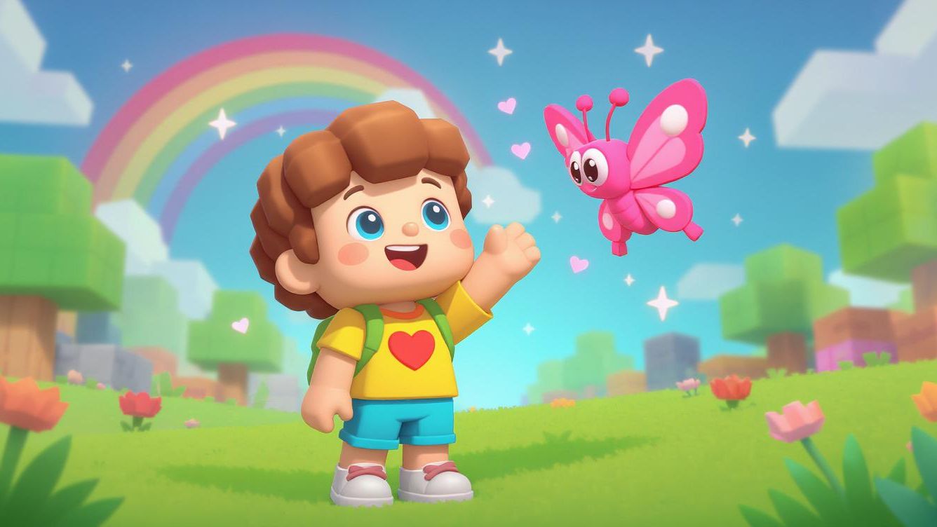 Лёня и бабочка, которая боится летать! Помогаем взлететь | Добрый voxel мультик Лёня и бабочка, которая боится летать! Помогаем взлететь | Добрый voxel мультик