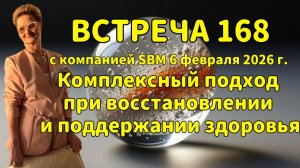 Встреча 168 со Светланой Крисько 06.02.2026 г.Комплексный подход при восстановлении здоровья.