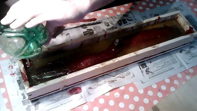 №4- Заливка ванны эпоксидной смолой 1.