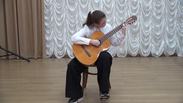 Аверьянова Милана г. Куйбышев Новосибирская обл.  Малагуэнья