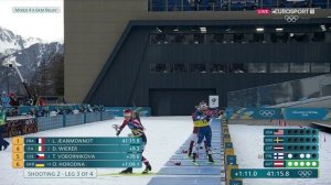 XXV Зимние Олимпийские игры 2026. Биатлон. Смешанная эстафета. 4 x 6 км