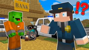 Джей Джей стал полицейским. Майнкрафт Мультик