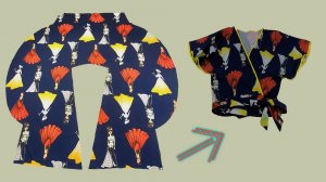 Сшила без выкройки за 10 минут. Отличная модель для тёплого времени года.