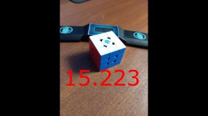 СОБРАЛ КУБИК РУБИКА ЗА15.223  ЭТО РЕКОРД!!!