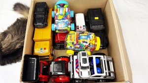 Мультики для детей. Машинки в коробке и кот, яркая весенняя гоночная трасса. Мультики малышам