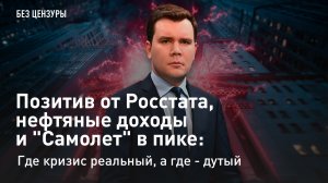 Позитив от Росстата, нефтяные доходы и "Самолет" в пике: где кризис реальный, а где - дутый