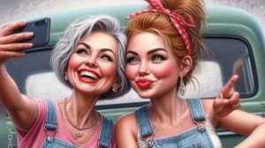 С днём подруг. Шикарная музыкальная открытка.