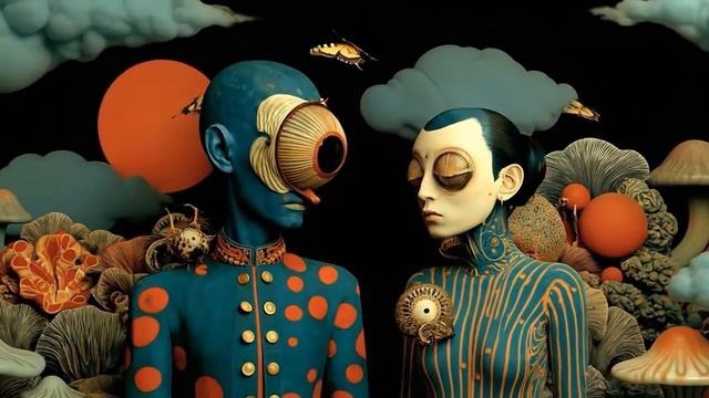 AI Animated Surreal Scenes in Teal and Red-(720p24) смотреть онлайн