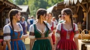 Девка на ярмарке продавала не только продукты