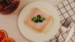 Апельсиновый бисквит