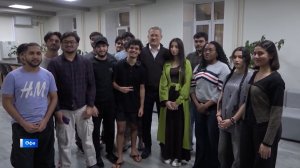 Республика Башлығы Һиндостан студенттары менән осрашты