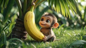 🙊ОБЕЗЬЯНКА МАЛЫШ: песенка для малышей | Развивающие детские песни. Версия 1