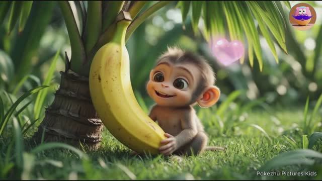 ОБЕЗЬЯНКА МАЛЫШ: песенка для малышей  Развивающие детские песни. Версия 2