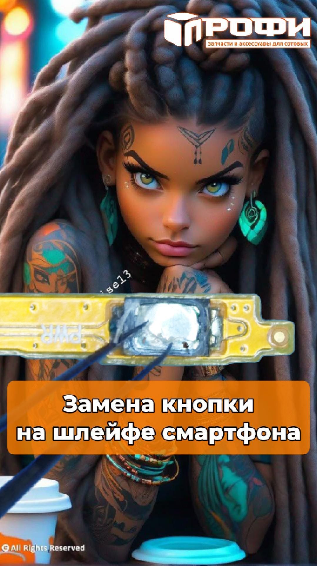 Замена кнопки на шлейфе смартфона