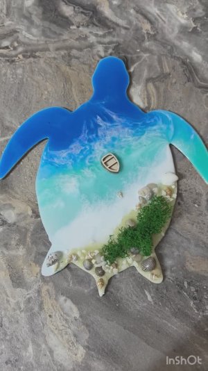 Картины из эпоксидный смолы своими руками. Острова в океане 🏝️