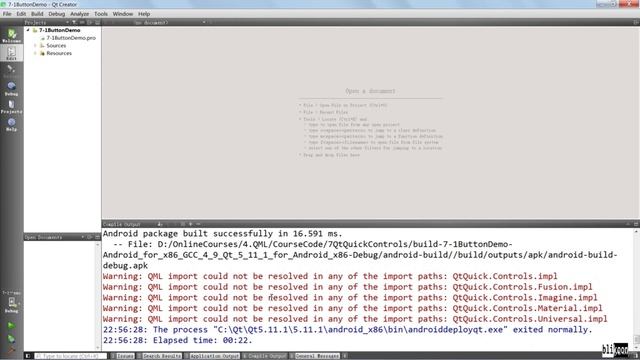 043 Button Control (Mobile) Yet another Qt on Android Demo смотреть онлайн