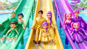 Золотое семейство против изумрудного и аметистового. Охотники на демонов.