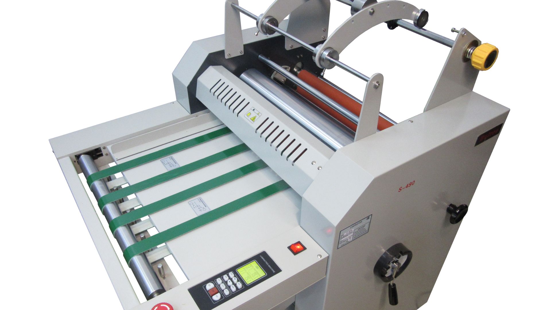 Рулонный ламинатор Bulros 490 с автоподачей в типографии наших партнёров