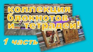 ОГРОМНАЯ КОЛЛЕКЦИЯ ТЕТРАДЕЙ И БЛОКНОТОВ (1 часть)