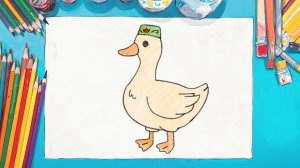 Как нарисовать гуся / ШАЯН Рәссам: Каз өмәсе