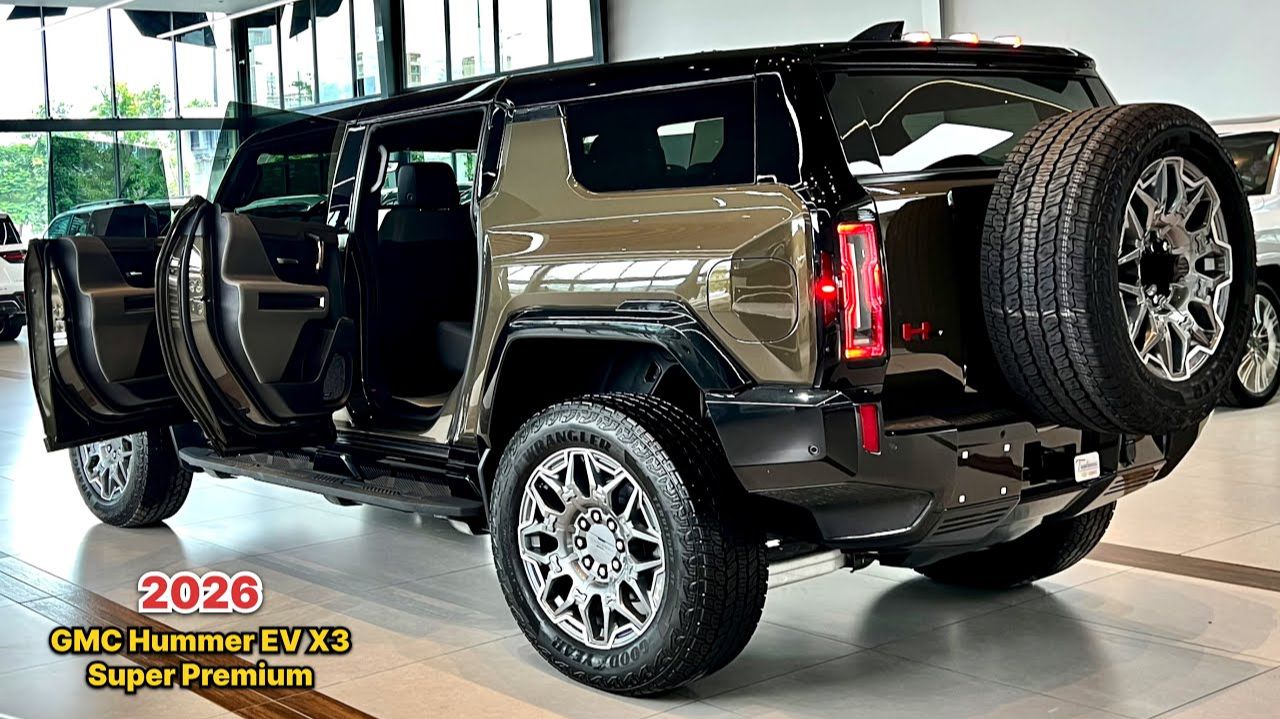 GMC Hummer EV X3 интерьер и экстерьер. смотреть онлайн