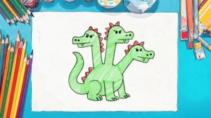 Как нарисовать Дракона / ШАЯН Рәссам: Кыю Юанай һәм явыз Турни Мари халык әкияте