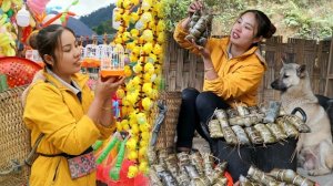 Готовлю Бань чунг, фирменное блюдо сельской кухни и несу его на рынок продавать. Жизнь Дуонг