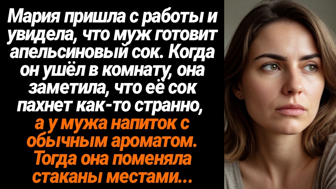 Жизненные Истории/Женщина пришла с работы и увидела, что муж готовит апельсиновый сок смотреть онлайн