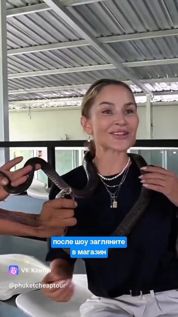 Змеиная ферма на Пхукете - развлечение из разряда экзотических 🐍 смотреть онлайн