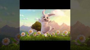 Весёлый зайчик))