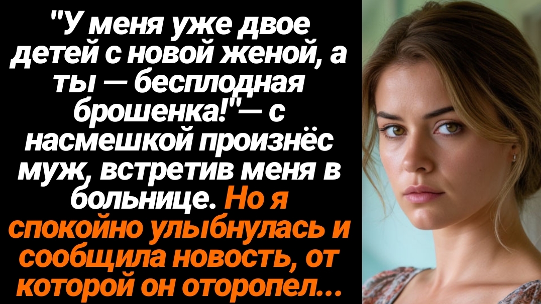 Жизненные Истории/У меня уже двое детей с новой женой, а ты всё такая же бесплодная брошена!- заявил смотреть онлайн