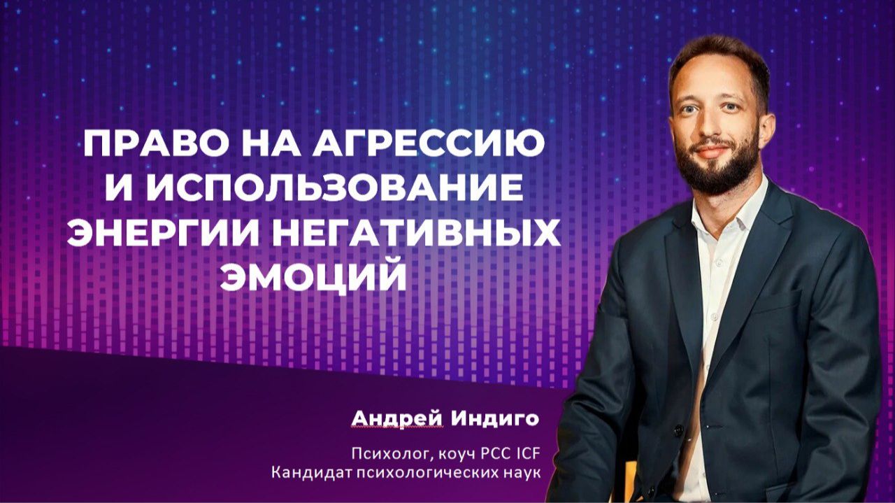 Анонс семинара: Право на агрессию и использование энергии негативных эмоций смотреть онлайн