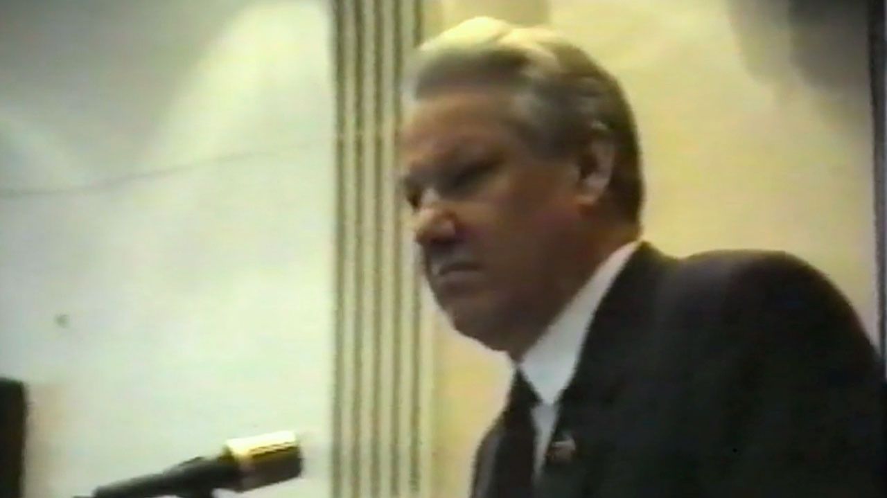 Архивное видео. Выступление Б. Н. Ельцина. 30 января 1990 г.