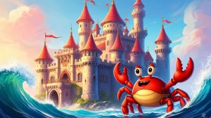 Крабс заселился в песочный замок! Ночное нападение 😱🏖️