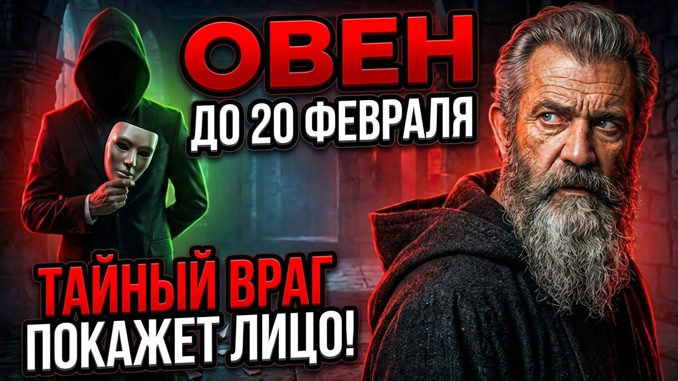 🔴ОВЕН, ПРЕДУПРЕЖДЕНИЕ❗ ТАЙНЫЙ ВРАГ В ВАШЕМ ОКРУЖЕНИИ. 😈ОН ПРОЯВИТ СЕБЯ ДО 20 ФЕВРАЛЯ. смотреть онлайн