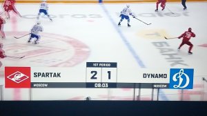 Обзор матча Фонбет КХЛ Спартак - Динамо