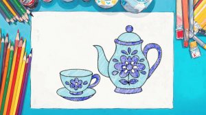 Как нарисовать Гжель / ШАЯН Рәссам: Гжель