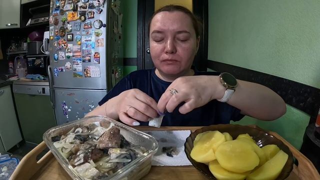 Скумбрия в пряном маринаде с картошкой /Еда/Вкусная домашняя еда/Скумбрия смотреть онлайн