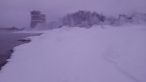 Подводная охота, после долгих морозов.