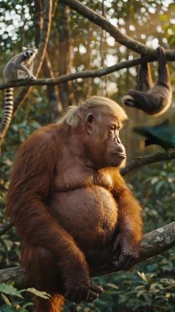 Ответочка Трампу за его ролик с Обамами в виде обезьян смотреть онлайн