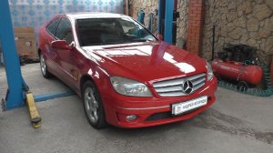 Замена рулевых тяг и наконечников на Mercedes Benz CLC 200 1,8 Мерседес Бенц ЦЛЦ 200  2008