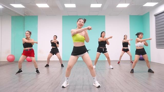 35 Mins Aerobic Workout - Exercise To Lose Belly Fat For Beginners