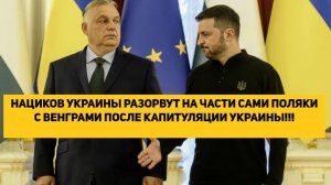НАЦИКОВ УКРАИНЫ РАЗОРВУТ НА ЧАСТИ САМИ ПОЛЯКИ С ВЕНГРАМИ ПОСЛЕ КАПИТУЛЯЦИИ УКРАИНЫ!!!