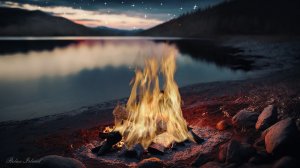 🔥 ОЧЕНЬ КРАСИВАЯ УСПОКАИВАЮЩАЯ МУЗЫКА ДЛЯ СНА 🎵 РАССЛАБЛЯЮЩАЯ МУЗЫКА ДЛЯ ДУШИ У КОСТРА НА БЕРЕГУ