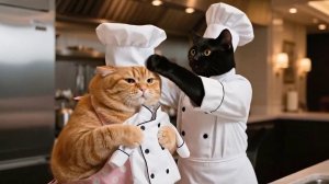 Котики - как мама котика работу нашла