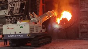 Разборочная машина для сталелитейных печей